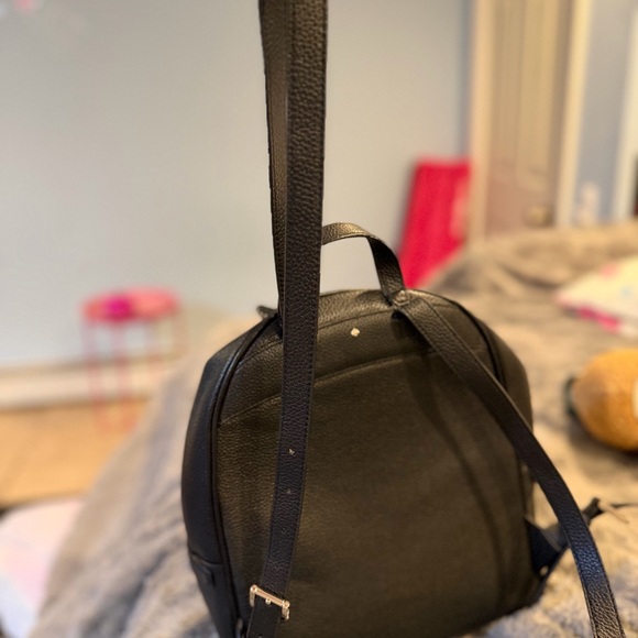 Kate Spade Black Backpack with Gold Accents main image 5